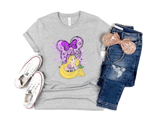 Rapunzel Princess Shirt, Rapunzel Disney Castle Shirt, Disney Princess Shirt, Rapunzel Disney Shirt, Rapunzel Shirt