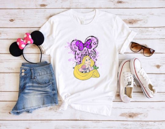 Rapunzel Princess Shirt, Rapunzel Disney Castle Shirt, Disney Princess Shirt, Rapunzel Disney Shirt, Rapunzel Shirt