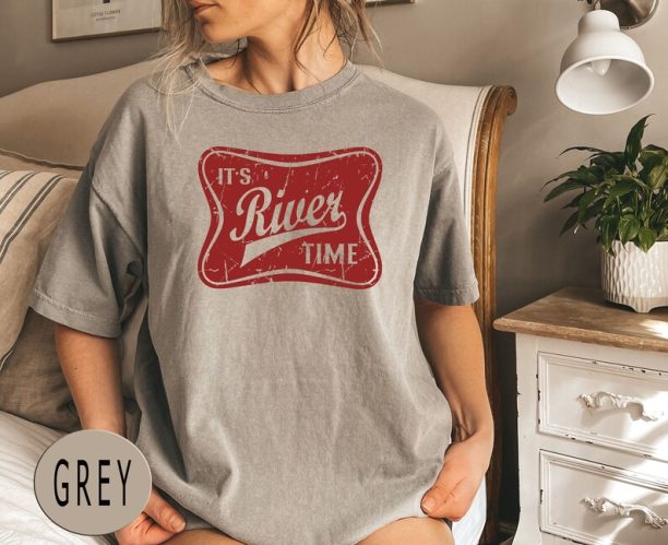 Comfort Colors® River Time Tshirt, Beer Shirt, River Beer Shirt, River Life, Country Western, Lake Life, Boating Tshirt