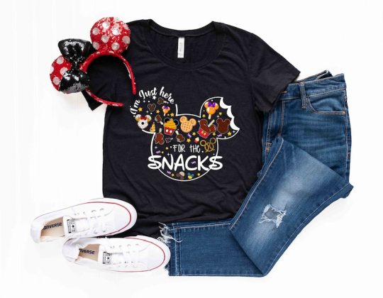 I'm Just Here For The Snacks Shirt, Disney Snacks Shirt, Disney Snack Goals Tee,Disney Vacation Shirt