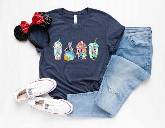 Minnie and Daisy Drink Cups Shirt, Disney Epcot Shirt, Disney Summer Drink Shirt, Disney Snacks Shirt