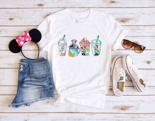 Minnie and Daisy Drink Cups Shirt, Disney Epcot Shirt, Disney Summer Drink Shirt, Disney Snacks Shirt