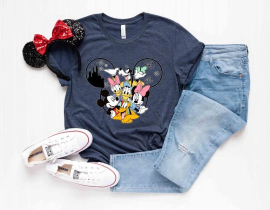 Disney Trip Mickey and Friends Shirt, Disney Family Trip Shirt, Disney Castle Shirt, Disneyworld Shirt, Disneyland Shirt