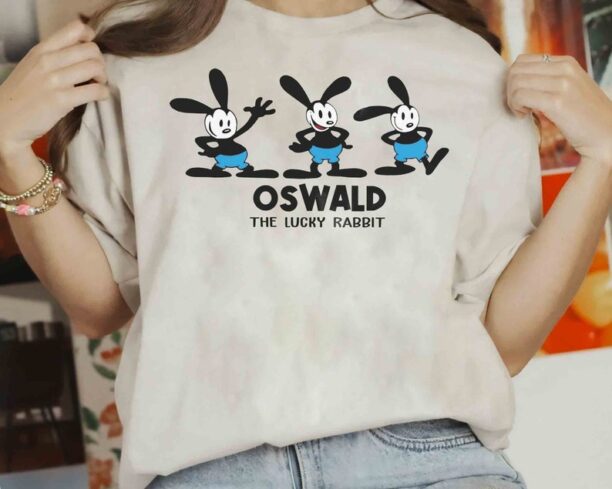 Disney Oswald The Lucky Rabbit Portrait Shirt, Epic Mickey Tee