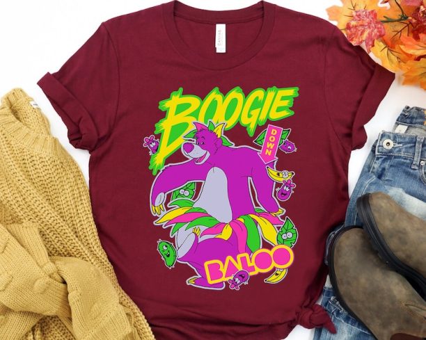 Disney The Jungle Book Baloo Jungle Boogie Poster Shirt