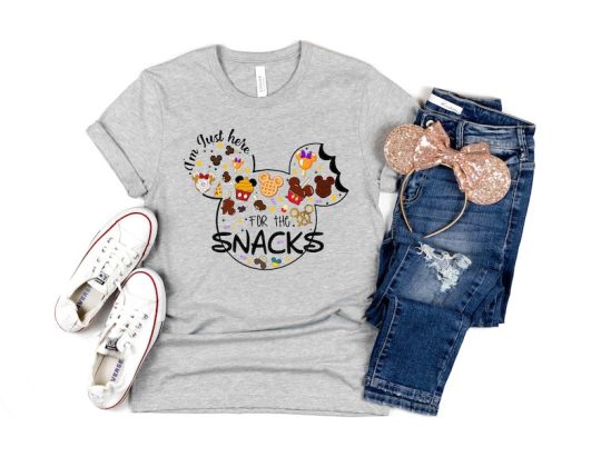 I'm Just Here For The Snacks Shirt, Disney Snacks Shirt, Disney Snack Goals Tee,Disney Vacation Shirt