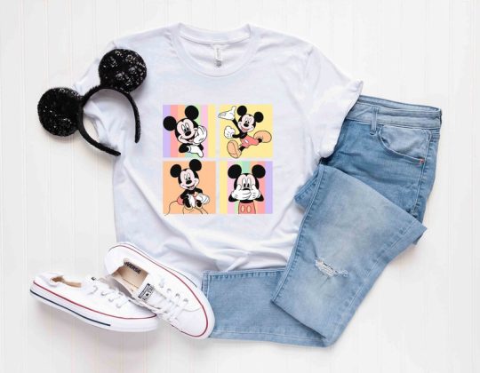 Disney Mickey Moods Shirt, Retro Mickey Shirt, Disney Family Trip Shirt, Disney Group Shirts, Disney Couple Shirt