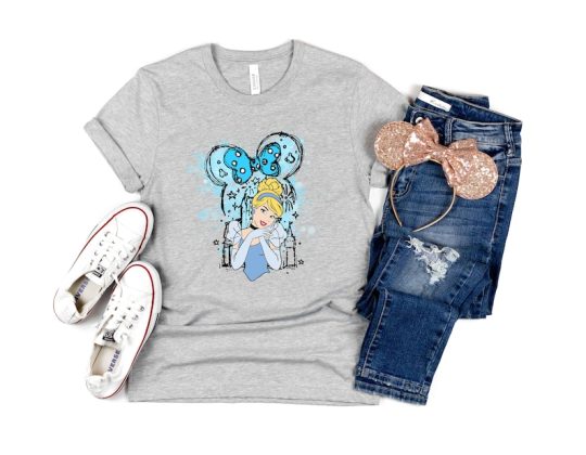 Disney Princess Cinderella Shirt, Cinderella Castle Shirt, Disney Princess Shirt, Cinderella T-Shirt