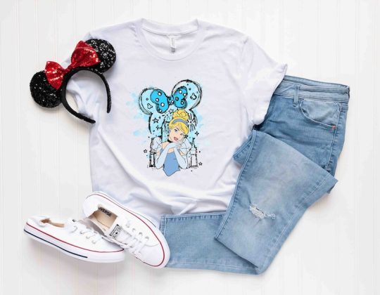 Disney Princess Cinderella Shirt, Cinderella Castle Shirt, Disney Princess Shirt, Cinderella T-Shirt