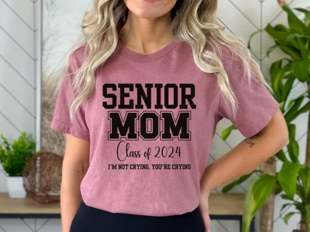 Senior Mom Shirt, Class of 2024, Proud Mom, Senior Night, 2024 Graduation Shirt, Family Shirts Graduation