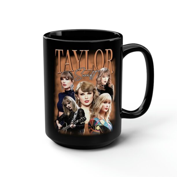 15oz Taylor Swift Mug, Swifties, Collage, Eras Tour Mug