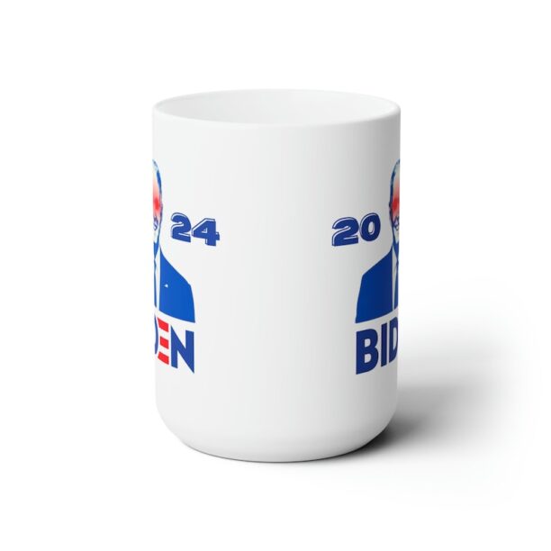 Joe Biden 2024 Ceramic Mug 15 oz for Fans of Joe Biden