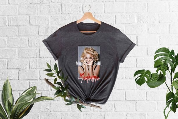 Madonna Material Girl Shirt, Madonna Lovers T-shirt, Vintage Madonna, 80s Party Tee, 80s Fashion