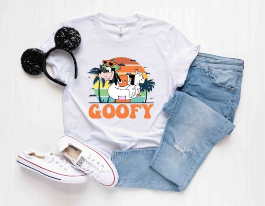 Disney Goofy Summer Shirt, Goofy Surf Shirt, Disney Beach Shirt, Disney Family Vacation Shirt, Disney Couple Shirt