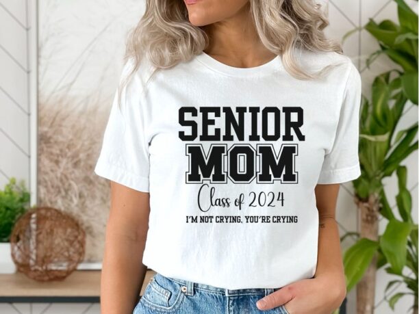 Senior Mom Shirt, Class of 2024, Proud Mom, Senior Night, 2024 Graduation Shirt, Family Shirts Graduation