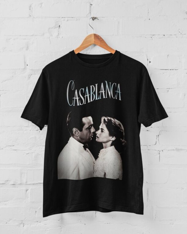 Casablanca Movie Tshirt, Casablanca 1942 Movie Shirt, Casablanca Graphic Tshirt, Vintage Movies Tshirt