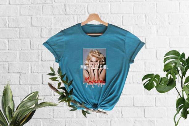 Madonna Material Girl Shirt, Madonna Lovers T-shirt, Vintage Madonna, 80s Party Tee, 80s Fashion