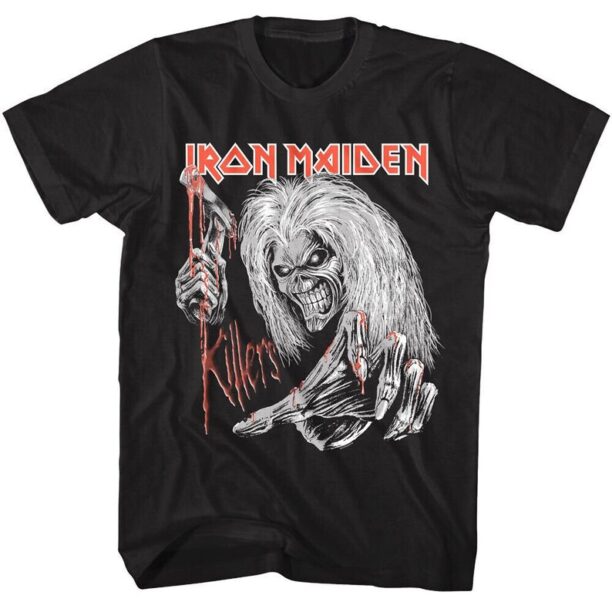 Iron Maiden Men's T-Shirt Eddie Killers Art Tees