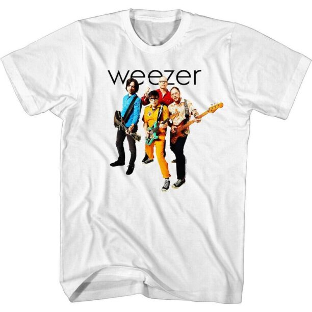 Weezer Shirt Rock Band Photo Poster Graphic Tees