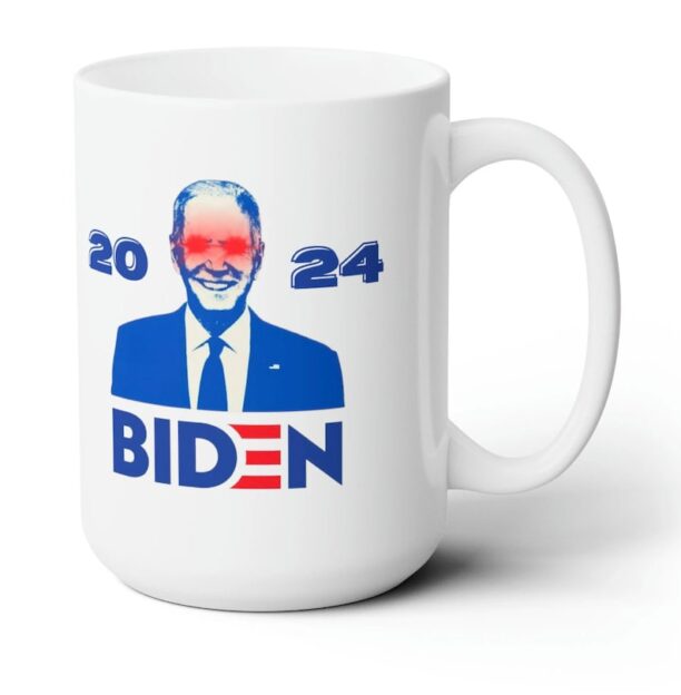 Joe Biden 2024 Ceramic Mug 15 oz for Fans of Joe Biden