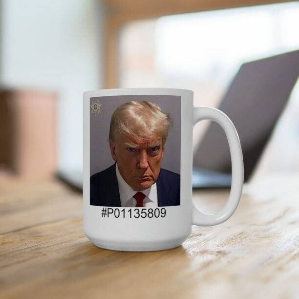 Trump Mugshot Mug, Trump Coffee Mug, Donald Trump Mugshot Shot, Trump Cup, Trump 2024, President Mug, 2024 Election