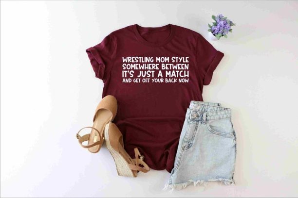 Wrestling Mom Shirt, Sportive Girl Shirt, Sportive Mom Shirt, Mothers Day Shirt, Wrestling Mom Style Shirt