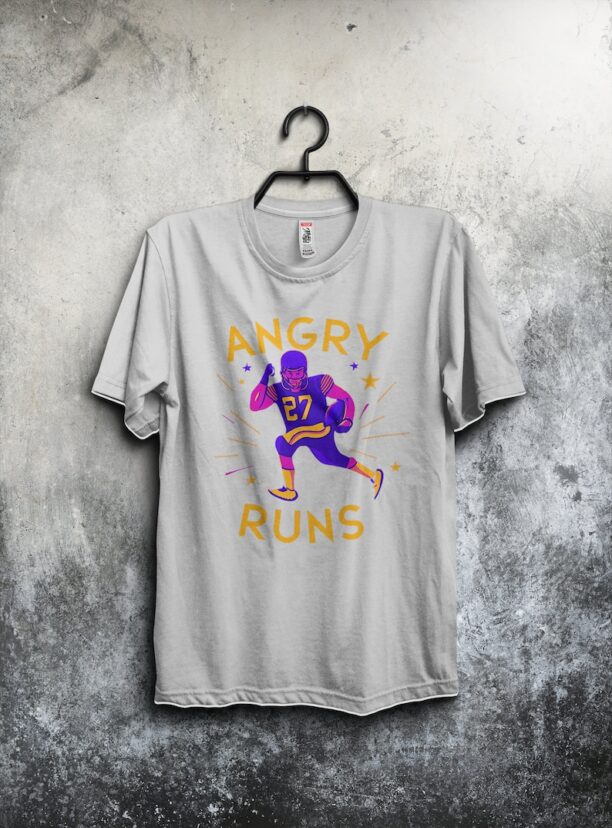 Angry Runs T-Shirt, Football Inner Scepter 2023 Tour, Football shirt, Angry Runs Shirt, Kyle Brandt Shirt, Football 2023