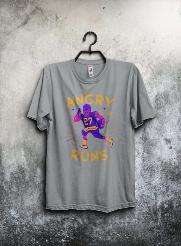 Angry Runs T-Shirt, Football Inner Scepter 2023 Tour, Football shirt, Angry Runs Shirt, Kyle Brandt Shirt, Football 2023