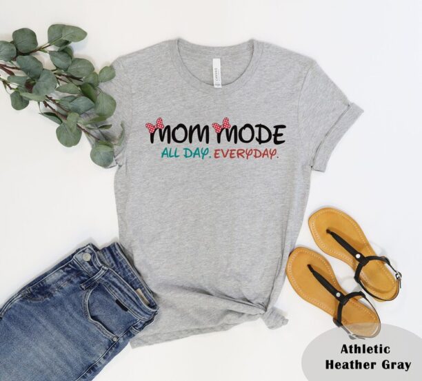 Disney Mom Mode Shirt, Disney Mom Shirt, Mom Mode Shirt, Minnie Mom Shirt, Mom Life Shirt, Best Mom Ever Shirt