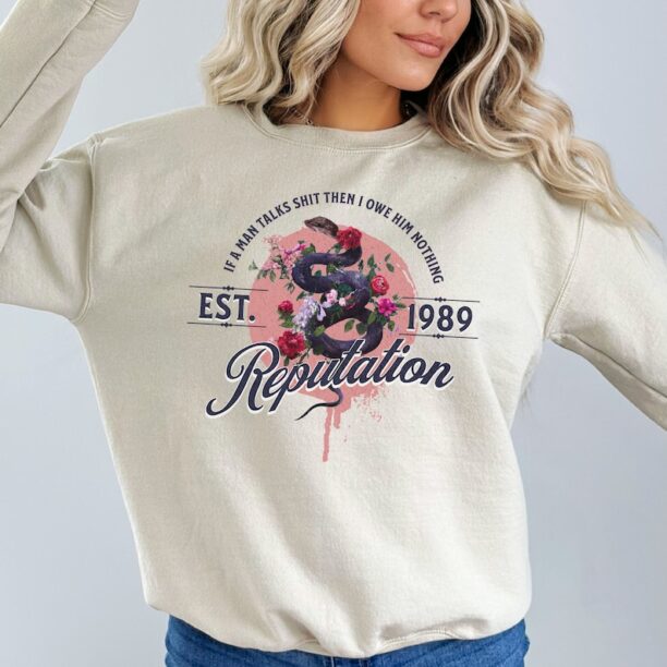 Reputation Eras Sweatshirt, I Did Something Bad Crewneck, Swifty Fan Rep Gift for Her, Sweatshirt Reputation 1989