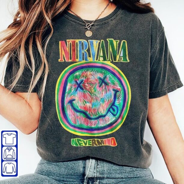 Nirvana Tee Sweatshirt, Unisex Shirt, Sweatshirt, Hoodie