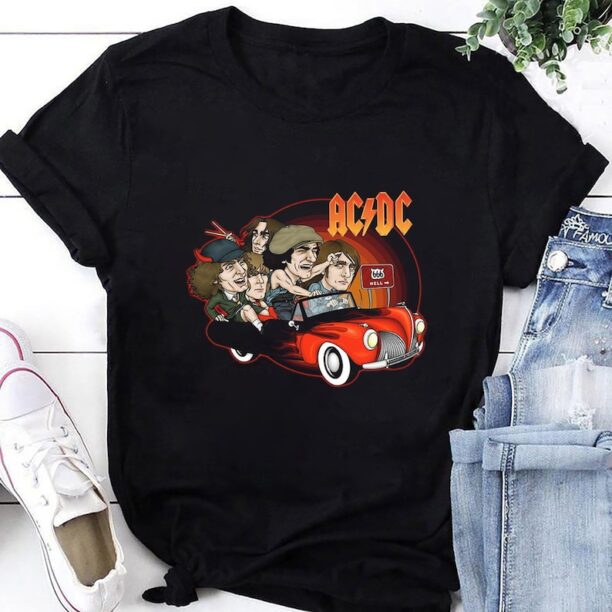 AC/DC Band Members T-Shirt, ACDC Shirt Fan Gifts, Acdc Graphic Tee, Acdc Vintage Shirt, Acdc Band Shirt, Acdc Tour Shirt