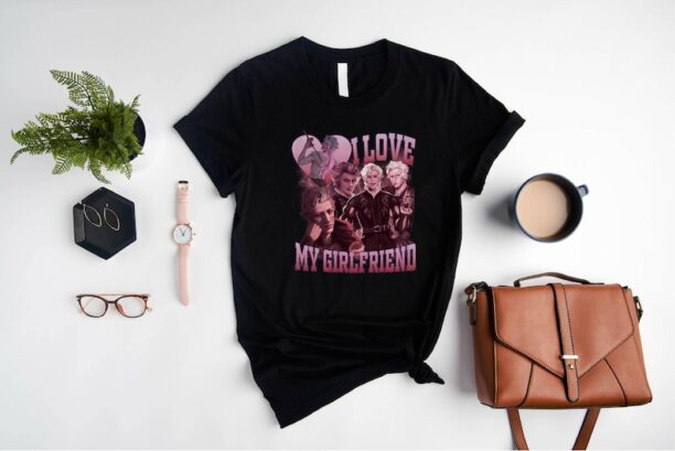 Astarion I Love My Girlfriend Inspired Shirt Gift Baldur's Gate Fans, Astarion BG3 High Elf Shirt Merch