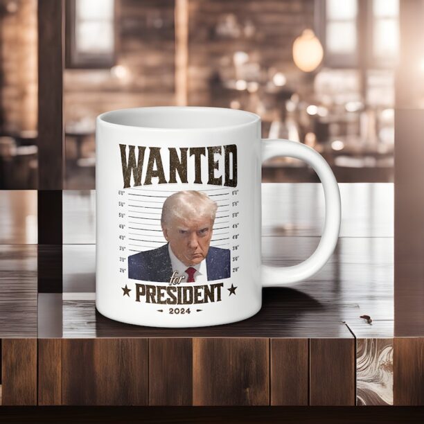 Trumpmugshot Coffee Cup, Wanted Trumpmug, Trumpmugshot Mug, Trump Mug Shot, Trump 2024 Mug, Official Mugshot Coffee Mug