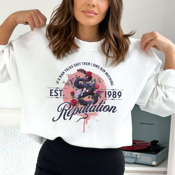 Reputation Eras Sweatshirt, I Did Something Bad Crewneck, Swifty Fan Rep Gift for Her, Sweatshirt Reputation 1989