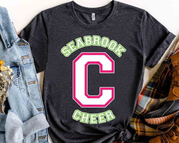 Disney Zombies Seabrook Cheer Letter C Logo Shirt