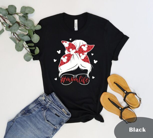 Messy Bun Momlife Shirt,Messy Bun Tee, Momlife Kidlife Matching Shirt, Mom Gift Shirt, Mommy And Me Outfits