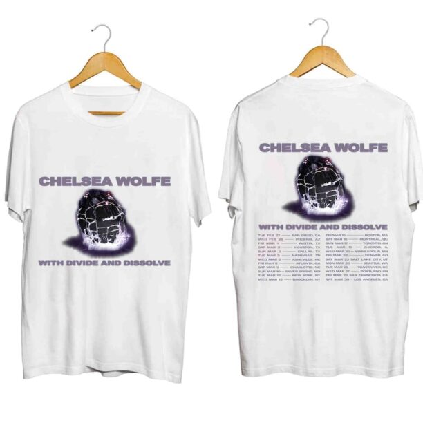 Chelsea Wolfe 2024 Tour Shirt, Chelsea Wolfe Fan Shirt, Chelsea Wolfe 2024 Concert Shirt, Chelsea Wolfe Fan Gift