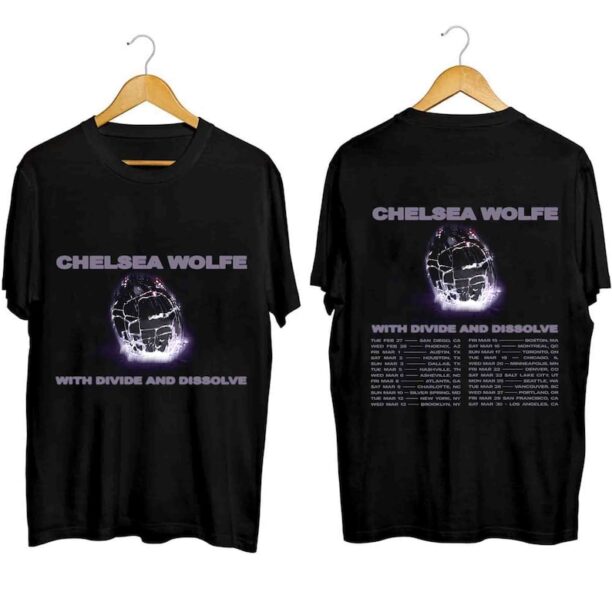 Chelsea Wolfe 2024 Tour Shirt, Chelsea Wolfe Fan Shirt, Chelsea Wolfe 2024 Concert Shirt, Chelsea Wolfe Fan Gift