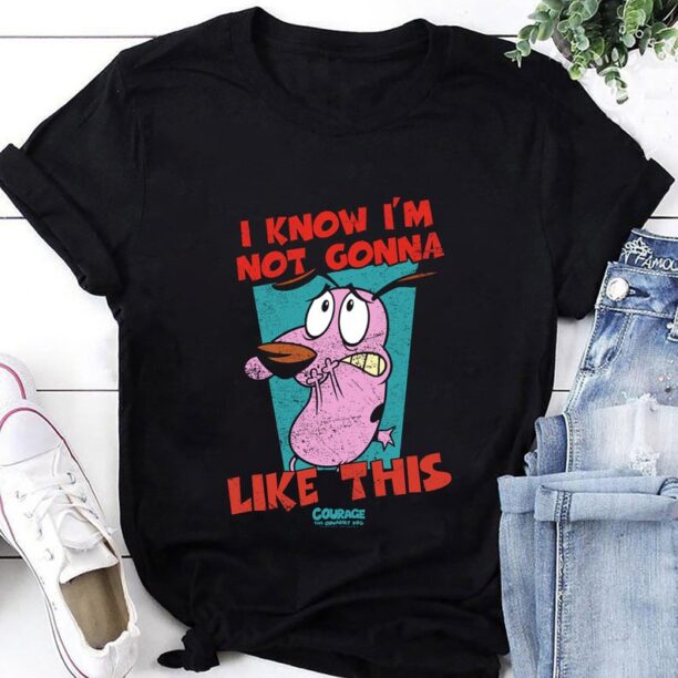 Cartoon Network Courage The Cowardly Dog Funny T-Shirt, Courage The Cowardly Dog Shirt Fan Gift, Courage Shirt