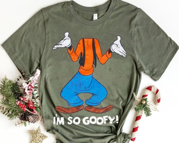 Retro Funny Goofy Halloween Costume I'm So Goofy Shirt, Vintage Disney A Goofy Movie T-shirt