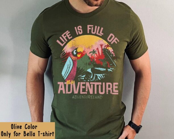 Retro Magic Kingdom Life Is Full Of Adventure Shirt, Adventureland Magic Kingdom Park, Vintage Disney T-shirt