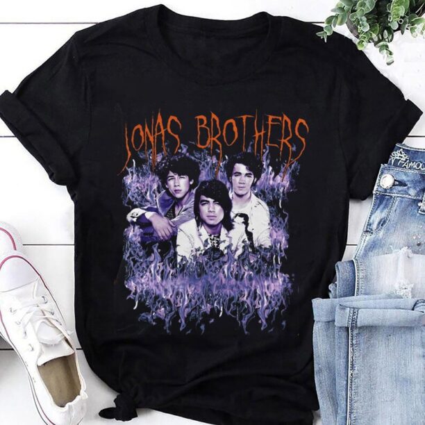 Jonas Brothers Bootleg Shirt,, 2023 Jonas Brothers Five Album One Night Shirt, Jonas Brothers Fan Gift Shirt