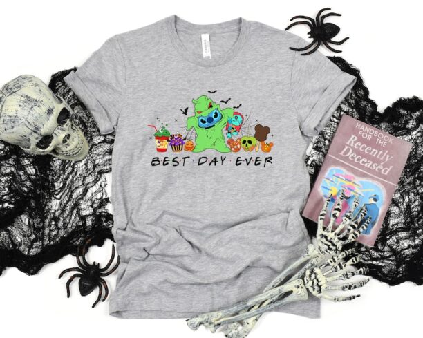 Disney Stitch Best Day Ever Halloween Shirt, Halloween Stitch Oogie Boogie Halloween Shirt Sweatshirt Hoodie