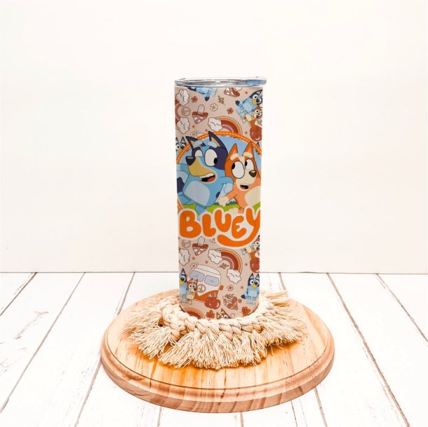 Bluey Vintage 20 Oz Disney Insulated Tumbler - Exceptionally Crafted Sublimated Drinkware