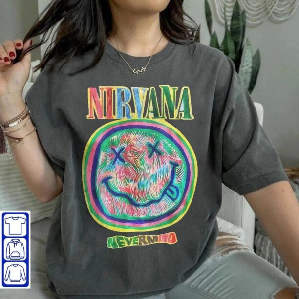 Nirvana Tee Sweatshirt, Unisex Shirt, Sweatshirt, Hoodie