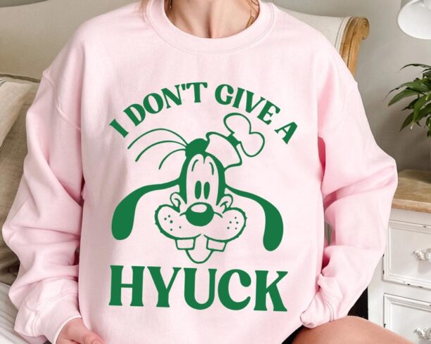 Funny Goofy Face I Don't Give A Hyuck Shirt, Retro Disney Cartoon T-shirt, Disney World Disneyland Trip, Family Vacation