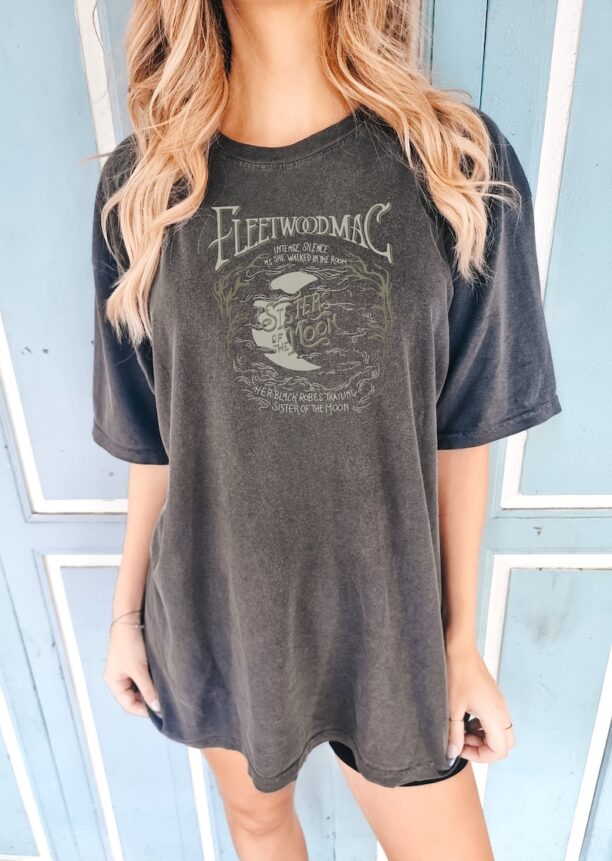 Vintage Fleetwood Mac Comfort Colors Shirt, Sister Of The Moon Sweatshirt, Fleetwood Mac Tee, Music Rock Band