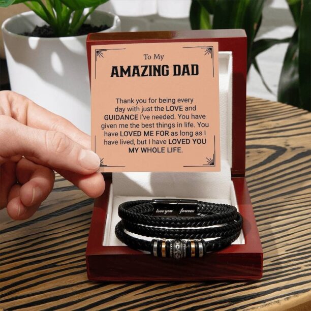 To My Dad Bracelet, Gifts For Dad, Gift From Son, Father Daughter Gift, Papa Gift, Sentimental Gift For Father