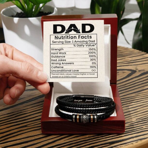 To My Dad Bracelet, Gifts For Dad, Gift From Son, Father Daughter Gift, Papa Gift, Sentimental Gift For Father